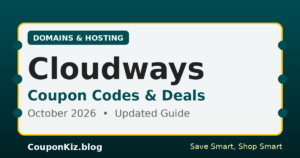 Cloudways coupon codes and deals – October 2026 updated guide by CouponKiz